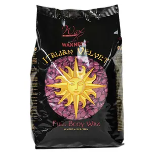Waxness Italian Velvet Full Body Hard Wax Beads 2.2 Lb / 1 Kg For Hair Removal