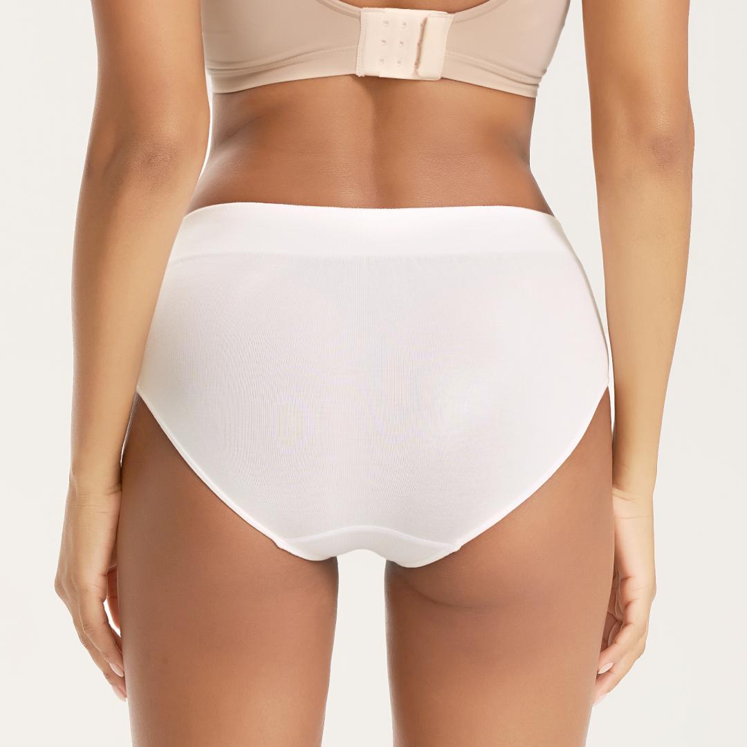 BodyTips 2 Pack Bamboo Fiber Triangle Briefs Thickened Crotch Without Buttock Antibacterial Seamless Fit Underwear Smooth Triangle Panties Popular Underwear Versatile Briefs For Daily Wear Lounge Casual Outfit All Day Layering Under Garment Active Use