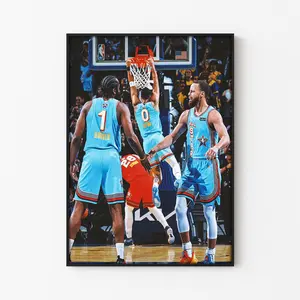 Basketball All Star 2025 Poster (PRODUCT DOES NOT INCLUDE FRAME)