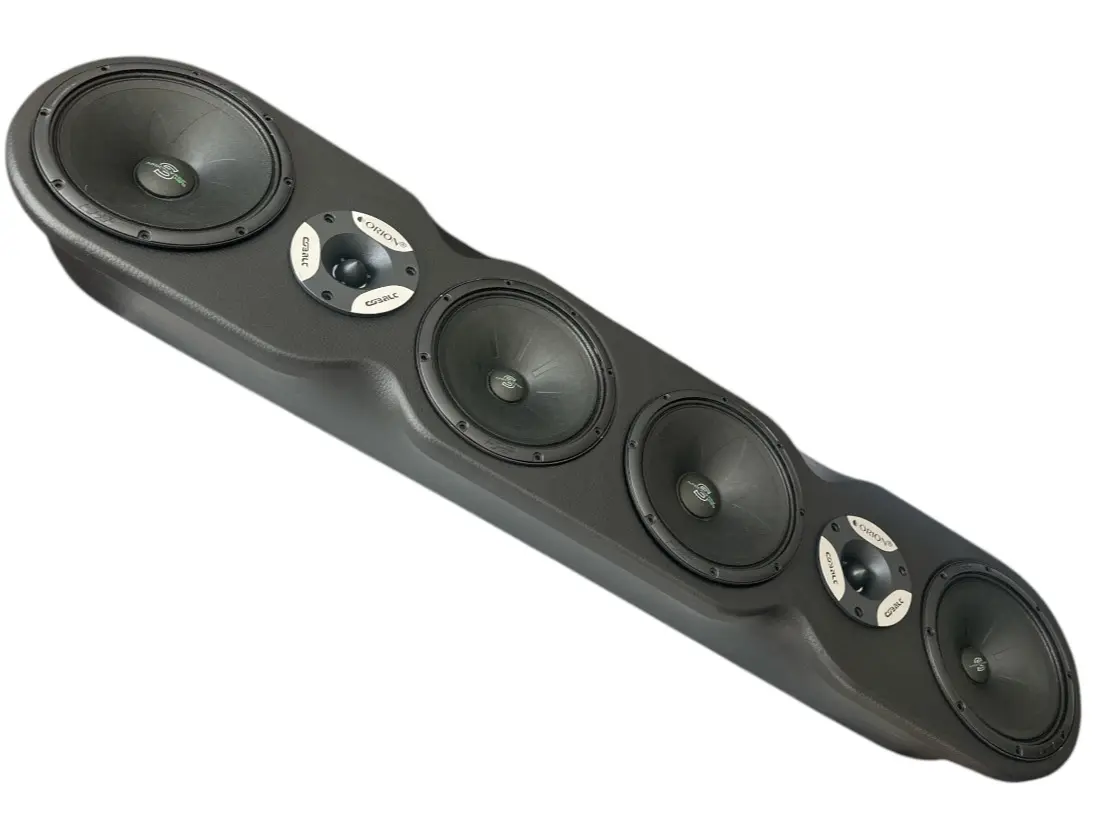 Universal Speaker Panel 4x6.5 ( Wood And Fabric ) Roof Rack  (x4 apocalypse sylvester Neo)