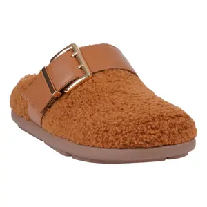 Women's Patsy Brown Flat Walking Shoes Footwear