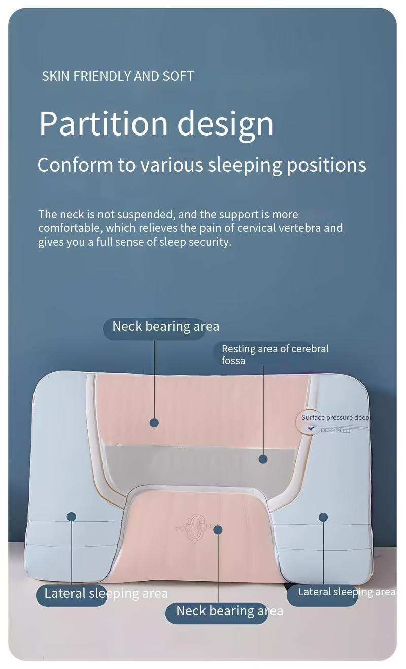 2-Piece 3D Breathable Soft Neck Pillows - All-Season Bedding Linen - Suitable for Home, Travel, Festival Gifting - Special Discount Available