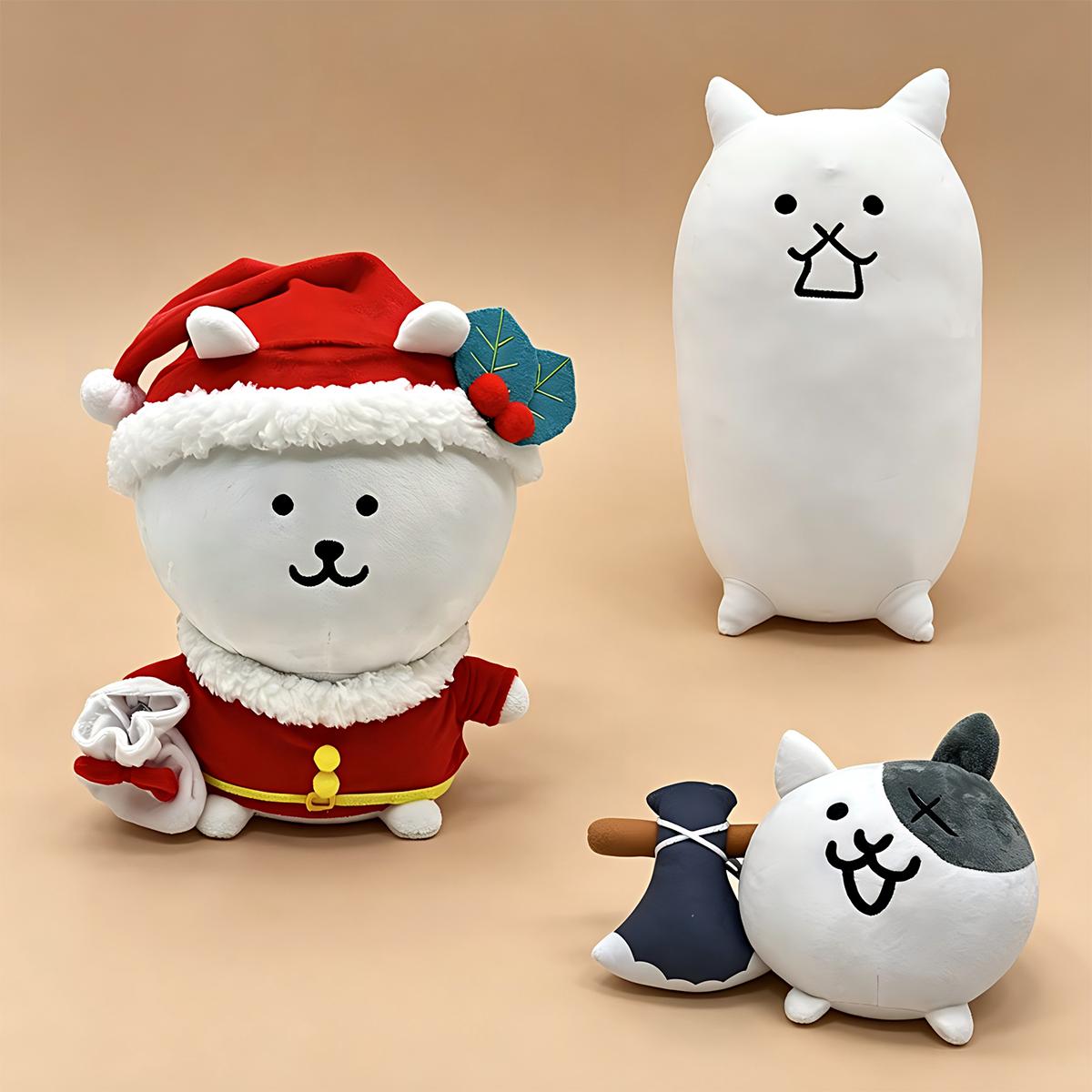 The Battle Cats Plush Toy - Popular Game Collectible Stuffed Animal - Adorable Cat Doll - Ideal Birthday Gift for Kids & Teens