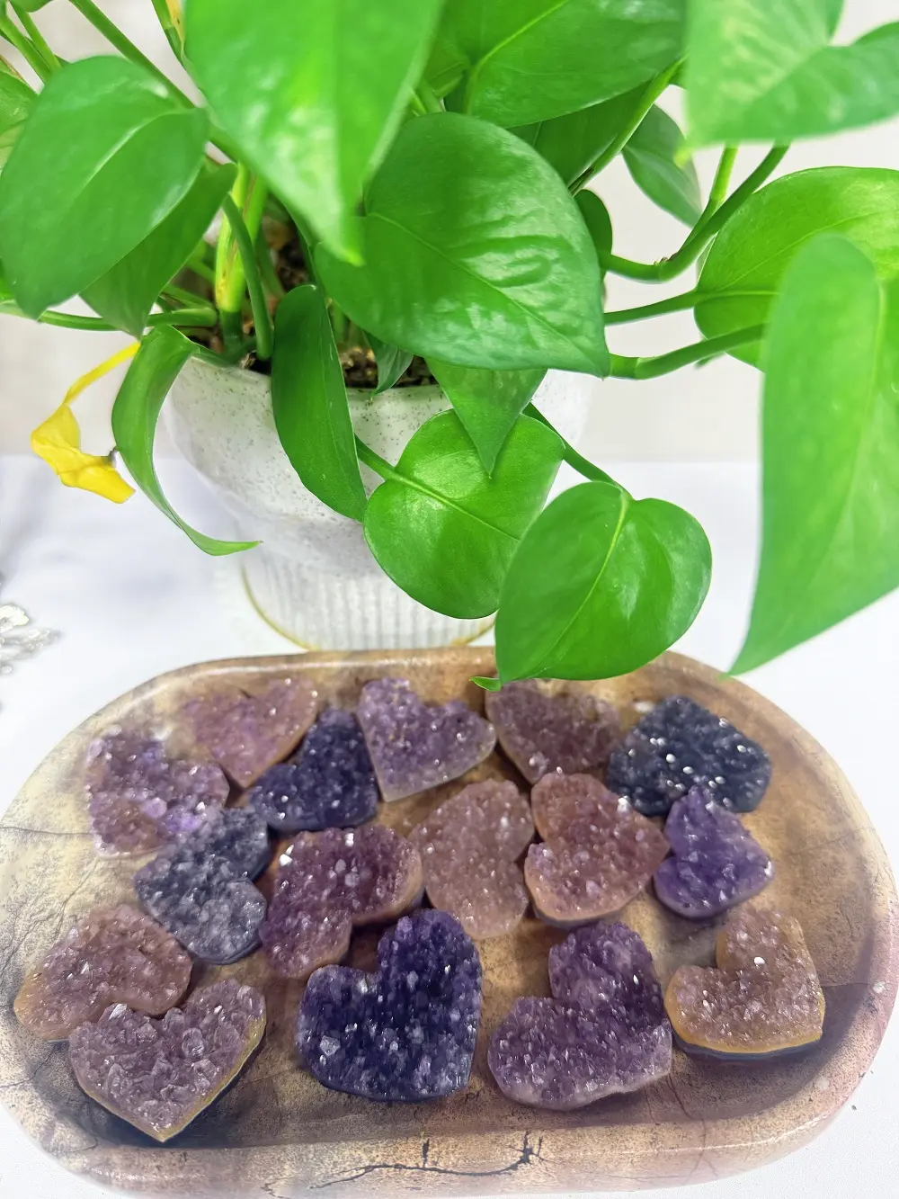 Mila(22299)gc.Small amethyst clusters 16pc