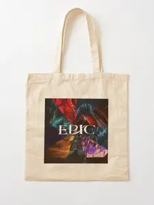 Sale up to 50%, Limited flash Deal, Epic the Musical Saga Covers Cotton Tote Bag