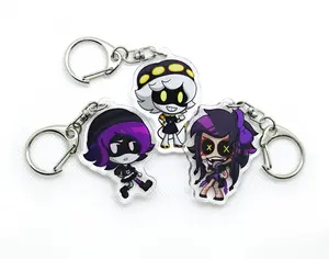 Murder Drones Uzi N Cyn keychains, Glitch for birthdays and holidays!