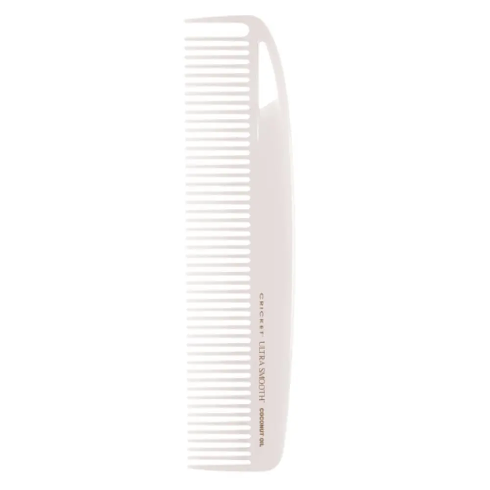 Cricket Ultra Smooth Hair Dressing Comb - Hydrating Coconut Oil & Keratin Protein Infused, Hair Management Tool, Shine Enhancer for Frizz Reduction, Silky Finish, Smoothly Glides