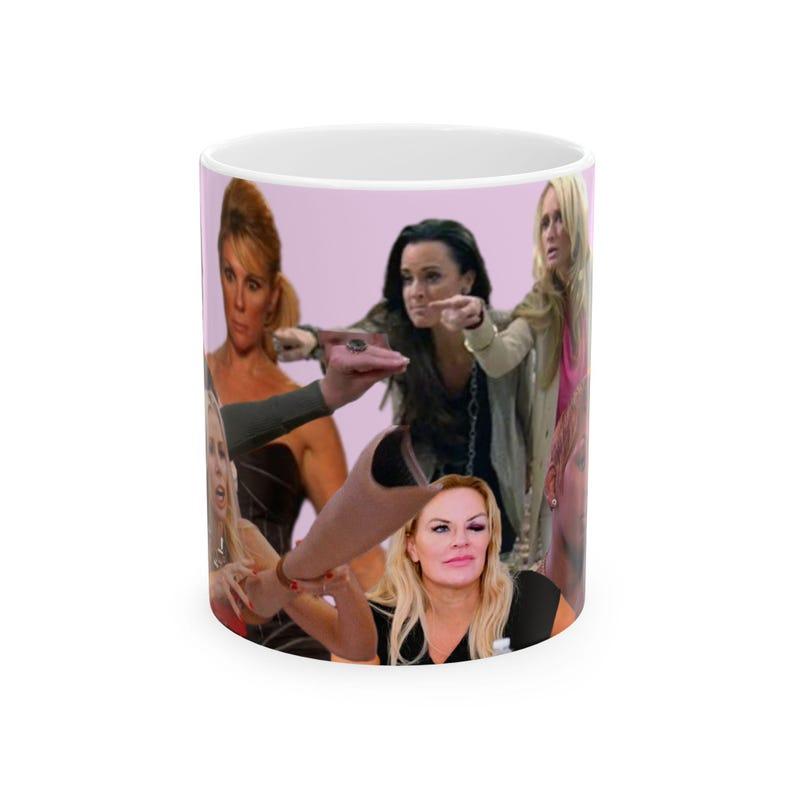 Iconic Real Housewives Ceramic Mug Nene Leakes, Kim & Kyle Richards (11oz)