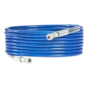 50ft Airless Paint Sprayer Hose, 1/4 in Universal Airless Paint Spray Hose, 4350 PSI High Pressure Flexible Airless Sprayer Hose, Multi-Layer Reinforced Steel Wire Braid Hose for Paint Sprayer