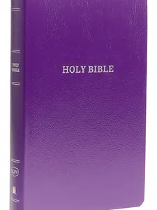 KJV Holy Bible: Gift and Award, Purple Leather-Look, Red Letter, Comfort Print: King James Version