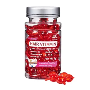 Hair Vitamin Essence Capsule Set, Hair Care Essence with Vitamins a C E Pro B5, No Rinse Needed, Unisex Hair Conditioner, Hair Smoothing Treatment