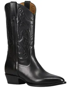 Frye Men's Bruce Western Boot Round Toe - Fr41391-Blac