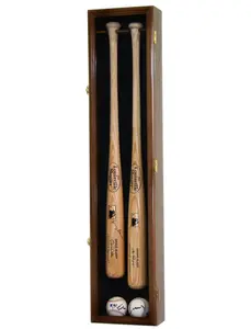 2 Baseball Bat Display Case Cabinet