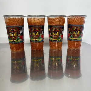 Los Hefes Michelada cup with Michelada 3oz mix 4pk