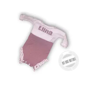 Girls Personalized Onesie | Ball Trim