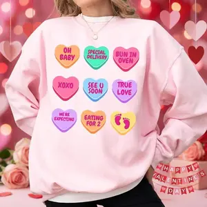 Pregnancy Announcement Sweatshirt, T-Shirt, Hoodie Gift Valentine baby Reveal Valentine's Day, Pregnancy Shirt, Gift for new Mom