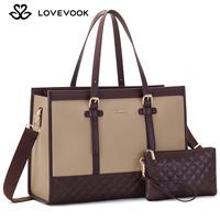 Apricot & Chestnut Brown(Canvas+PU Leather edge) 