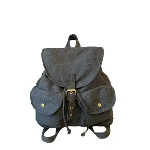 Denim Retro Style Backpack