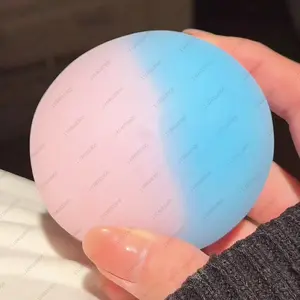 Multi-Color Snow Skin Mochi Stress Ball Velvety-Soft Squeeze Ball Squishy Toys ASMR Sensory Relief Fidget Toys for Adults & Kids