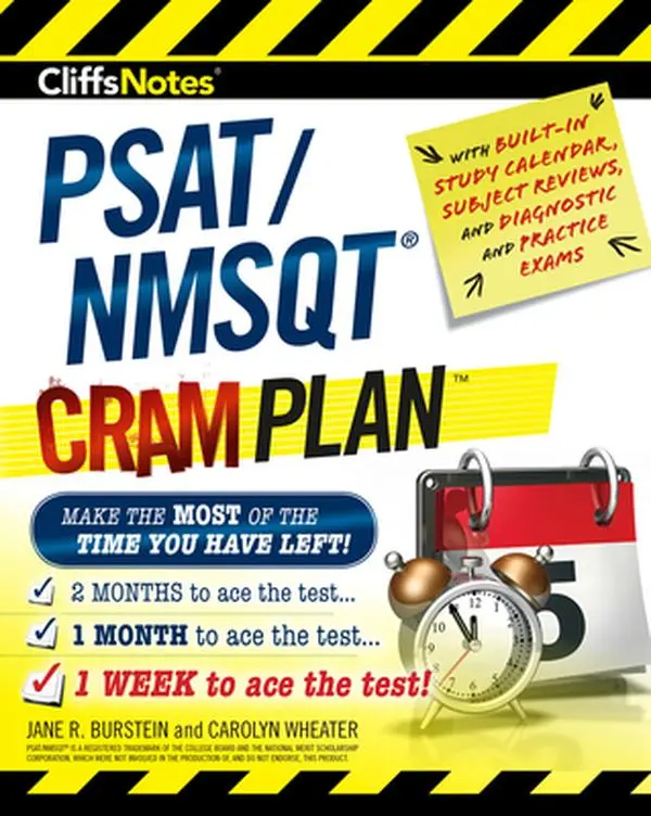 USED Book - CliffsNotes PSAT/NMSQT Cram Plan by Burstein, Jane R. (Paperback) - english