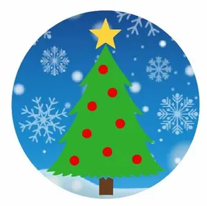 CT08 Christmas Tree Coaster