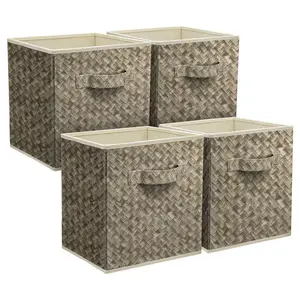 Sorbus Collapsible Fabric Storage Bin Set withHandles
