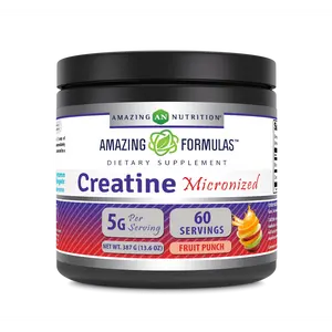 Micronized Creatine Monohydrate | Fruit Punch | 5g 60srvgs | dymatize Muscle