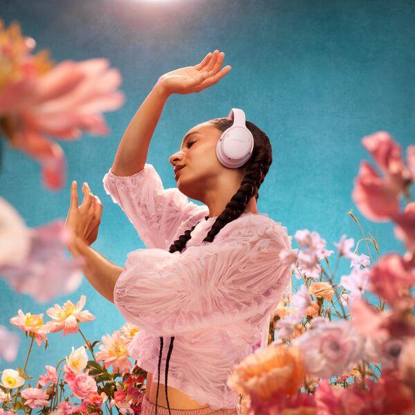 Bose QuietComfort Headphones - Wireless Bluetooth, Active Noise Cancelling, Over-Ear, Foldable, Charging Case