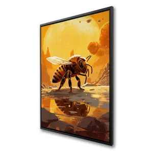 212 MAIN Brown Framed 24x36 in. Nature Print Artwork - Home Decor Room Wall Decoration, Stylish Home Supplies Posters & Prints