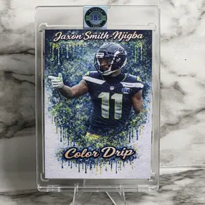 Jaxon Smith-Njiba Seahawks Custom One of One Football Card