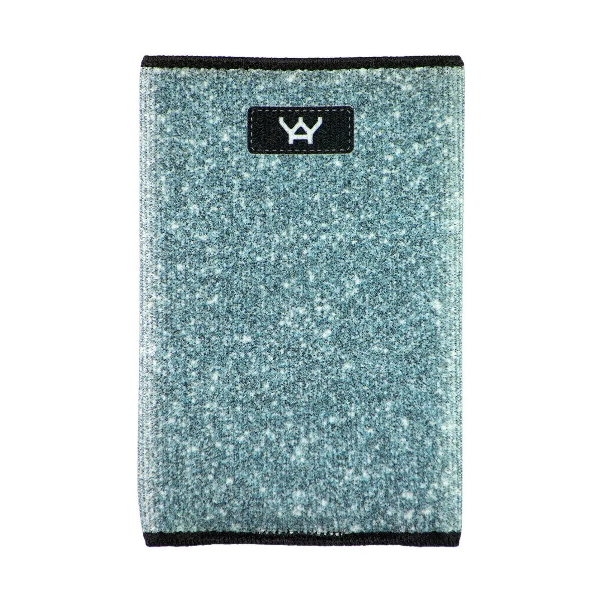 212 MAIN Men's Slim Front Pocket Wallet - Silver Glitter, Eco-Polyester, RFID Blocking, Secure Storage, Bling Fashion Flexible Men's Wallets, Bling Men's Wallets
