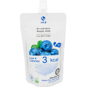 Jelly.B Low Calories Konjac Jelly Drink Blueberry Flavor Snack Sweet