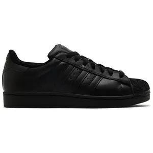 adidas Superstar II Triple Black Men's Fashion Shoes New