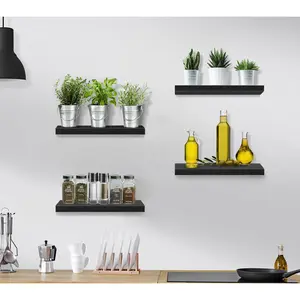 Sorbus 4 Pack 16" Wall Mounted Floating Shelves