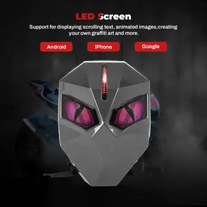【DealsForYouDays】SCITOO Knight LED Motorcycle Backpack, Hard Case Riding Backpack DIY Motorbike Luggage Laptop Bag Waterproof,Large Size 19inch led backpack,father's day gift ideas,gifts for boyfriend summerwins,fathers day gift ideas