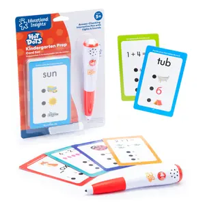 Educational Insights Hot Dots Kindergarten Prep Set, essential reading and math lessons for kindergarten  Ages0 5+