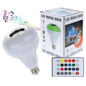 LED RGB Bluetooth Speaker Music Light Bulb with RGB Lighting and Bluetooth Connectivity for Music Lovers and Home Entertainment