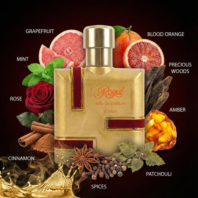 Ravere Prive Complimentary Travel Spray Unisex Perfume Eau de Cologne 100ml Patchouli Amber Grapefruit Blood Orange Mint Rose Cinnamon Spices Woody Notes Pure Vegan Essential Oils Cruelty-Free Perfumes for Women Men