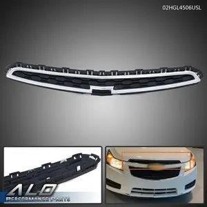 New Fit For 2015 Chevrolet Cruze Front Bumper Upper Grille Grill Chrome & Black