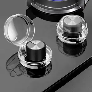 High-Temperature Resistant Gas Stove Switch Cover Protector, Kitchen Propane Burner Knob Guard Button Shield, Durable Safety Appliance Accessory