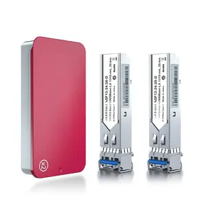 1000Base-LX/LH SFP Transceiver, Gigabit Single Mode SFP Module, 1G SFP to LC Fiber Mini-GBIC for Cisco, Ubiquiti UF-SM-1G, Unifi UACC-OM-SM-1G-S, Mikrotik, , (SMF, 1310nm, 20km) 2-Pack