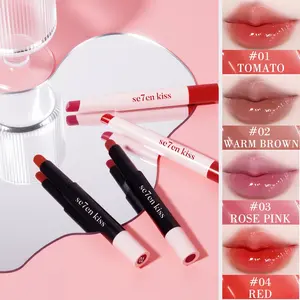 High Pigment Waterproof Lip Balm Lipstick Moisturizing Lip Gloss Long Lasting Radiant Finish, Hydrating Lip Color, Single Item Makeup