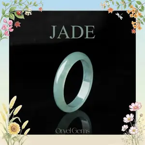 Skinny Green Jade Ring | Natural Jade Band US Size 3–13 | Minimalist Stacking Ring | Polished Finish | Calm & Balance Gift for Her