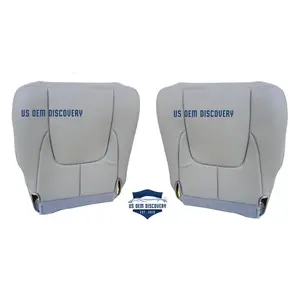 2003 For Dodge Ram 2500 Laramie Driver & Passenger Bottom Vinyl Seat Cover Taupe