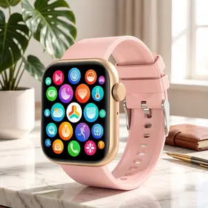 Smart Watch For Women Full Touch Screen Bluetooth Call Waterproof Watches Sport Fitness Tracker Smartwatch Lady Reloj Mujer
