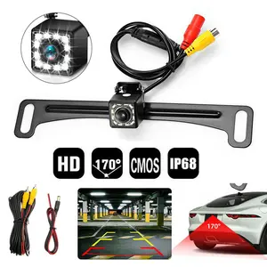 Car Backup Camera,12 LED HD Night Vision Reverse Camera,170° Wide Angle Backup Camera For Car,Waterproof Rear View Camera Fit for Car Truck SUV