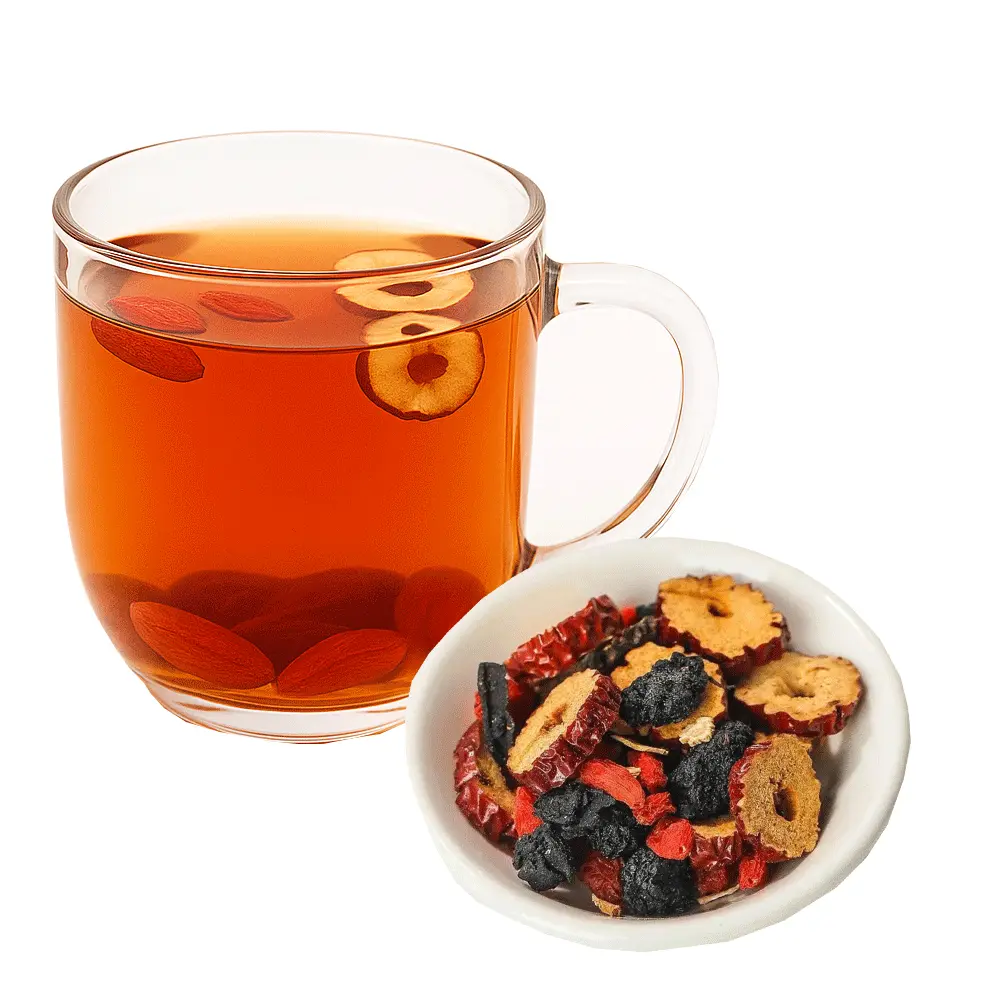Premium Organic Ginseng & Mulberry Detox Tea Blend Drink - 30 Caffeine-Free Tea Bags, Sugar-Free, Stress Relief for Adults, Natural Sweetness, Daily Energy & Wellness Support
