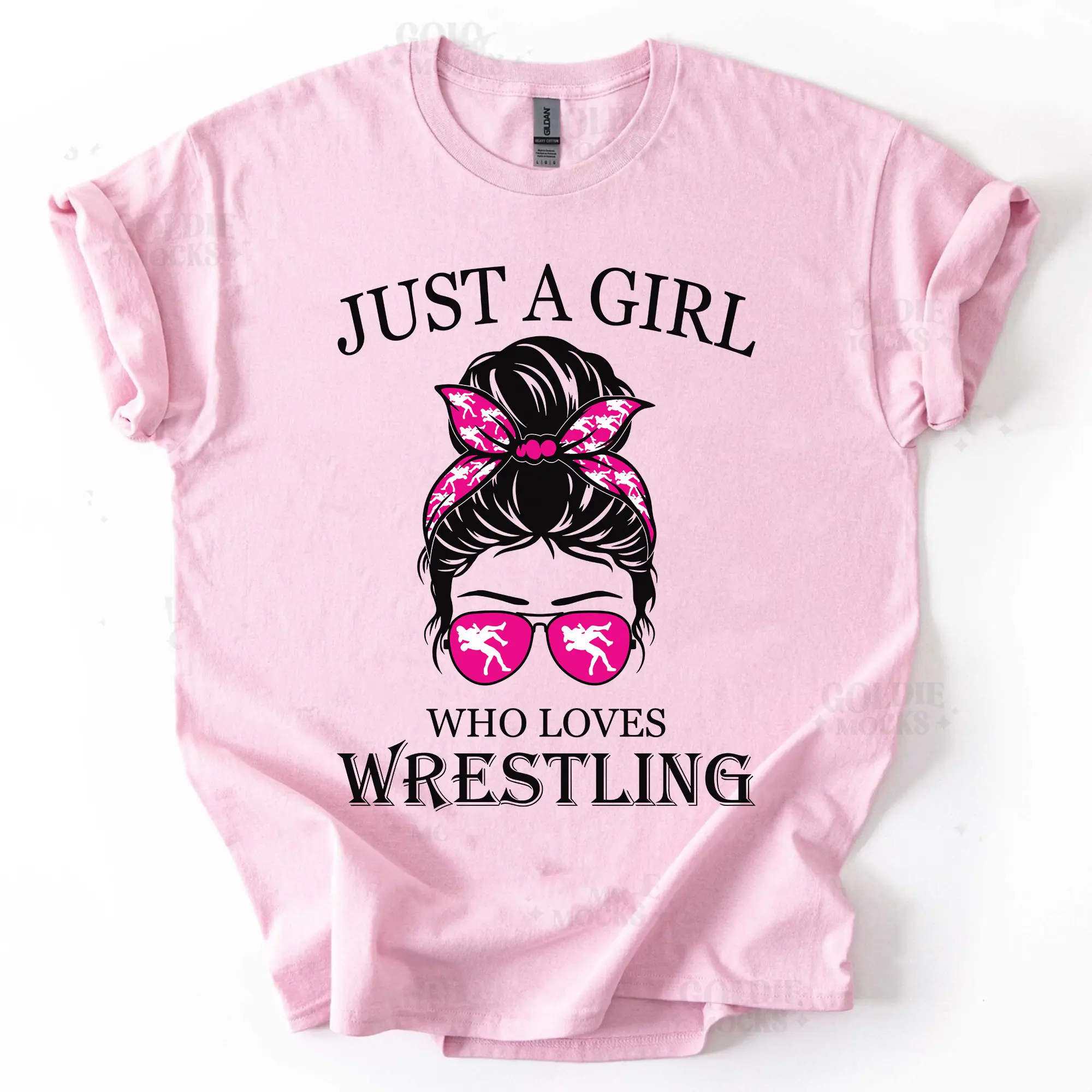 Wrestler Messy Bun Sweatshirt, Wrestling Girl Gift Idea, WWE Fan Crewneck, Wrestlemania Jumper, WWE sweatshirt for girls
