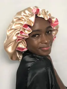 Double Layer Women's Sleep Cap, Sleeping Cap, Hair Protection Hat, Haircare, Bath Cap, Comfortable Fashion Design, Daily Use, Luxurious Soft Breathable Night Cap