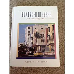 USED Book - Advanced Algebra with Financial Applications by Florida (Hardcover) - english